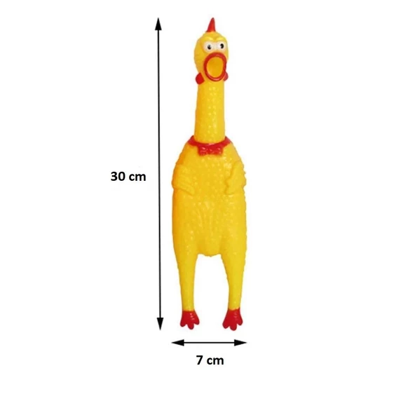 Öten Tavuk Köpek Oyuncağı Medium 30 cm - 2