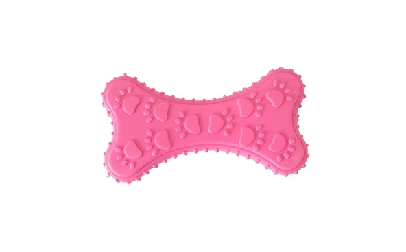 Kauçuk Küçük ve Orta Irk Köpek Kemirme Kemik Oyuncağı 10 x 5 cm - Resim 2