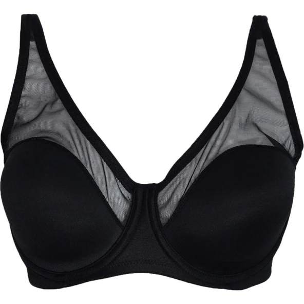 Le Jardin 9200 Tül Kaplı Soft Sütyen Fanette  Ten 95B - Resim 3