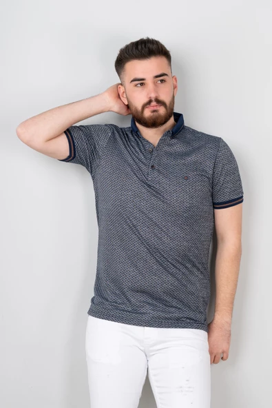 Slimfit Erkek Yakalı T-Shirt - 11