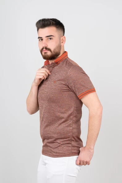 Slimfit Erkek Yakalı T-Shirt - 7