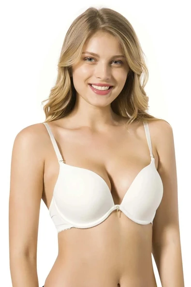 Le Jardin Kadın 2 Beden Büyüten Destekli Dolgulu Sihirli Sütyen 7034 - 2 Adet  Ten 80B - Resim 9