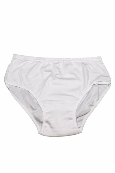 Aydoğan Kadın Biyeli Yüksek Bel Pamuk'lu Bato Külot 0078 - 12 Adet  M Ten - Resim 2