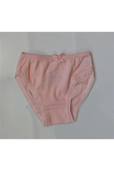 Berrak Kız Çocuk Modal Kaşkorse Bikini Külot 2574 - 12 Adet  Beyaz 2 No:2-3 Yaş - Resim 4