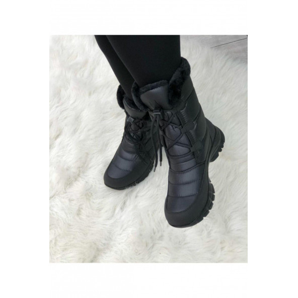 khiones Kadın Siyah Kar Botu