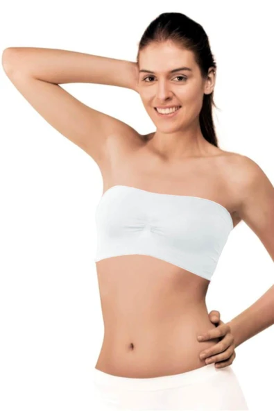 Elite Life Kadın Askısız Atlet 3'Lü Paket -860  Ten S - M - Resim 5