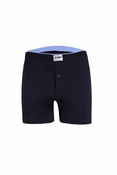 Yıldız Erkek Penye Havlu Bel Düz Boxer 43 -  6 Adet  Gri 2XL - Resim 6