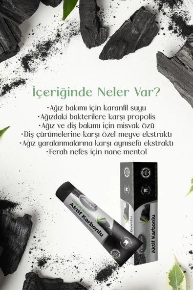 Aktif Karbonlu Diş Macunu - 3