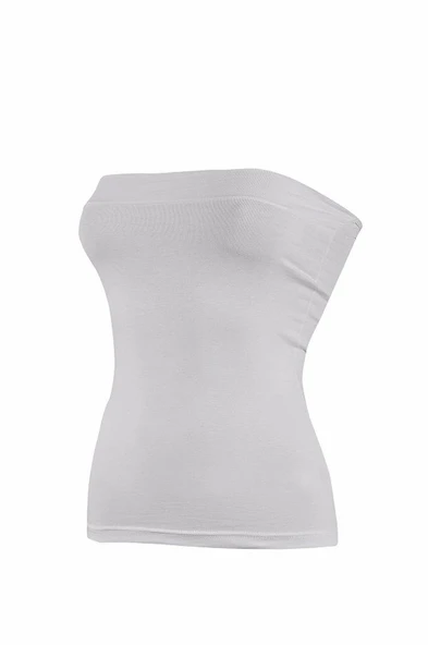 Yıldız Bayan Straplez Atlet Renk Seçenekli  M Ekru ürün görseli