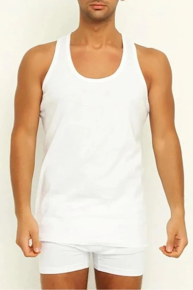 Yıldız Erkek Modal Likralı Spor Atlet 77/79 - 6 Adet  Siyah 2XL - Resim 7