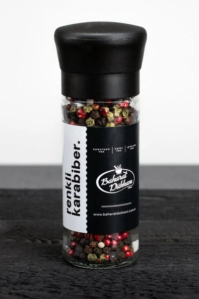 Renkli Karabiber 50gr (Değirmen Kapak)