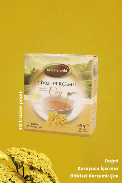 Civan Perçemli Çay Süzen Poşet 40'lı