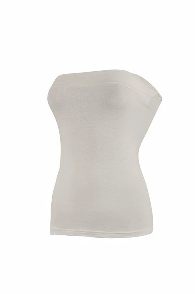 Yıldız Bayan Straplez Atlet Renk Seçenekli  XL Siyah - Resim 4