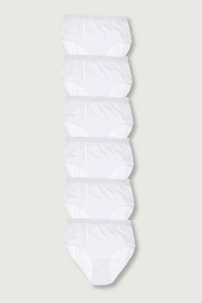 Tutku Kadın Ribana Yüksek Bel Bato Külot 0922 - 12 Adet  L Kırmızı - Resim 2