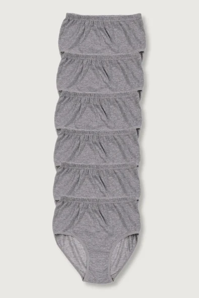 Tutku Kadın Ribana Yüksek Bel Bato Külot 0922 - 12 Adet  L Kırmızı - Resim 6