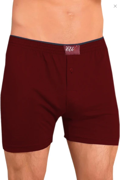 3'Lü Tutku Elit Havlu Bel 1101 Düğmeli Erkek Boxer  2XL Füme - Resim 5