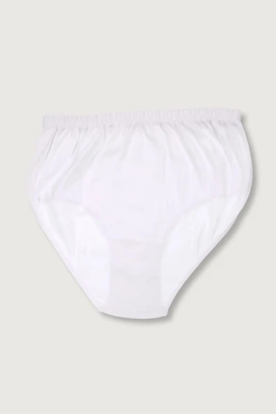 Tutku Kadın Ribana Yüksek Bel Bato Külot 0922 - 12 Adet  L Kırmızı - Resim 4