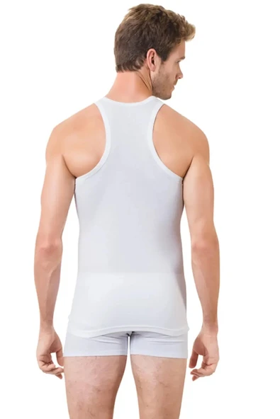 Saran Erkek  %100 Pamuk Rambo Sporcu Atlet 3010 - 3 Adet  Siyah M - Resim 3