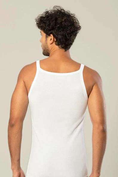 Erdem Erkek İnce Askılı Kaşkorse Atlet 1117 - 3 Adet  XL Gri - Resim 3