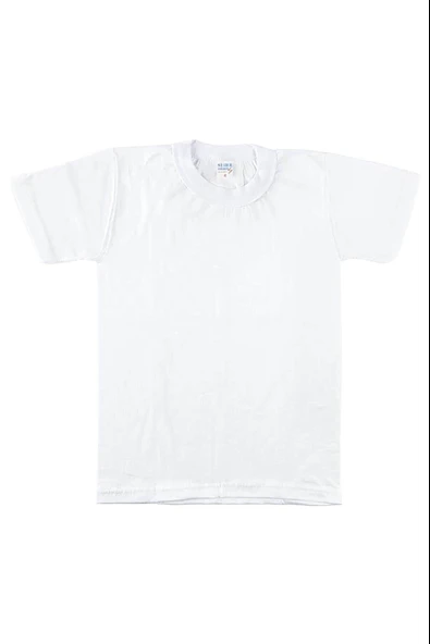 Seher Erkek Çocuk Sıfır Yaka Fanila Atlet - 6 Adet  Beyaz 4 (7-8 YAŞ) - Resim 3