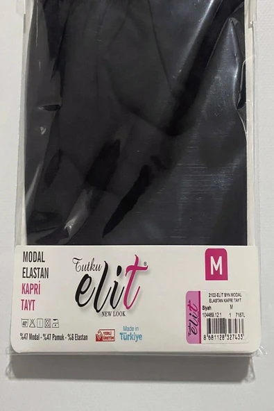 Tutku Elit Kadın Modal Likralı Kapri Tayt 2102 - 3 Adet   Beyaz 2XL - Resim 7