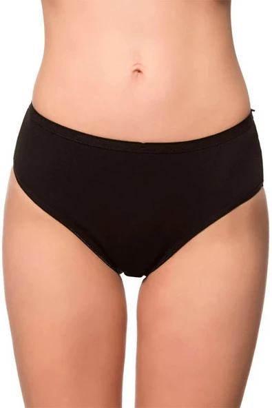 Aydoğan Kadın Pamuklu Likralı Bikini Slip Külot -12 Adet  Beyaz M - Resim 5