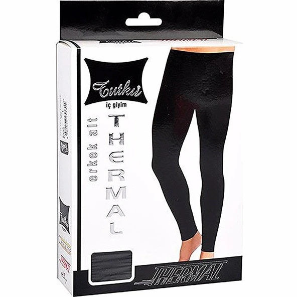 Tutku Erkek Termal Tayt Tek Alt 2251  M Haki - Resim 4