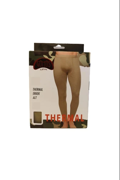 Gümüş Erkek Termal Tayt İçlik 4055 - 1 Adet  Siyah S - Resim 5