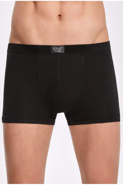 İlke Erkek Bambu Likralı Boxer 1606 - 6 Adet  L Bordo - Resim 8