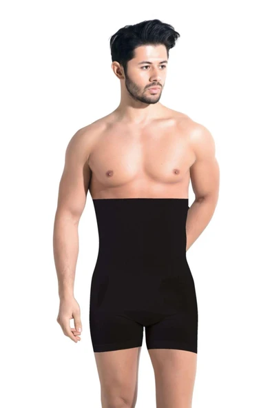 Form Angel Erkek Duble Boxer Korse 6013 - 1 Adet  Beyaz S - M - Resim 5