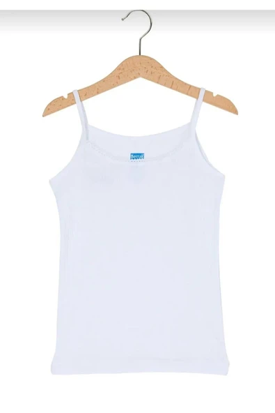 Berrak Kız Çocuk Modal İp Askılı Atlet 6005 - 6 Adet  Somon 7 No: 10-11 Yaş - Resim 2