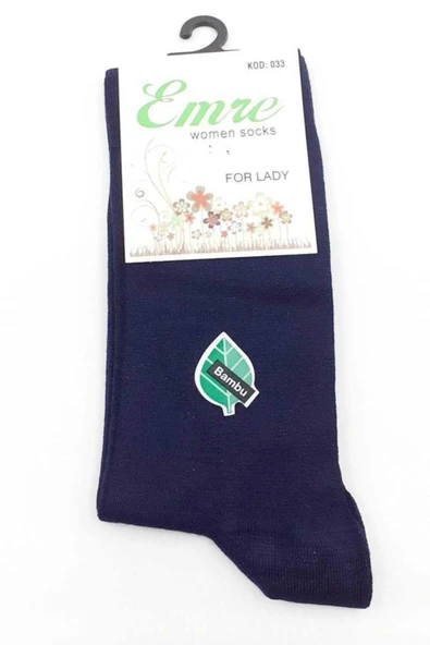 6 Çift Kadın Bambu Dikişsiz Uzun Soket Çorap  Siyah 36-40 - Resim 4