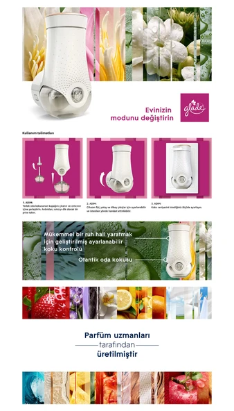 Glade Elektrikli Oda Kokusu Kit Temiz Çiçekleri (2 Li Set) - 7