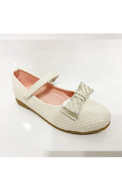 İremsu 9102-24 Baskı Deri Fashion Kız Çocuk Babet 26-30 - 2