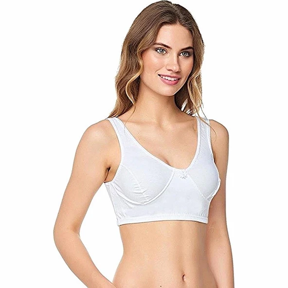 4'Lü TUTKU 0152 BAYAN BADY SÜTYEN  Gri 90B - Resim 3