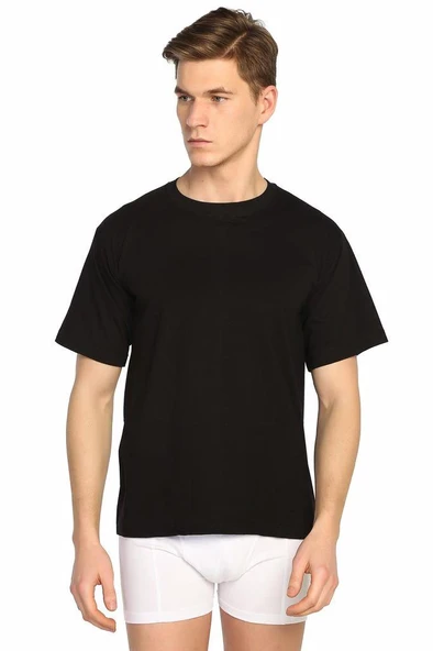 12 Adet SEHER YILDIZI ERKEK PENYE O YAKA RENKLİ  Beyaz 2XL - Resim 6