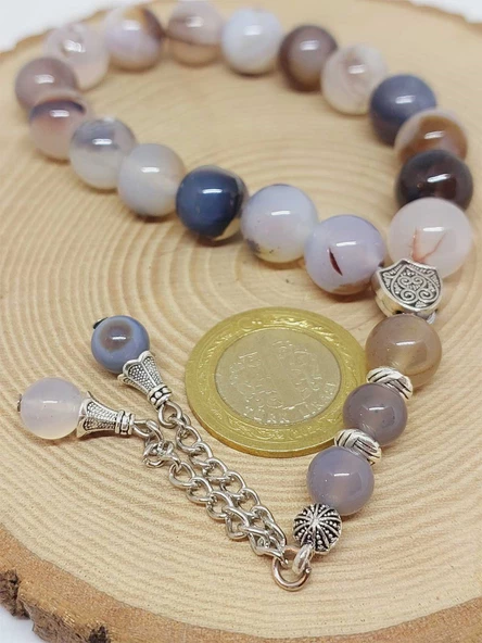 Akik Taşı 17lik Efe Tesbih 12mm (53384) - Resim 5