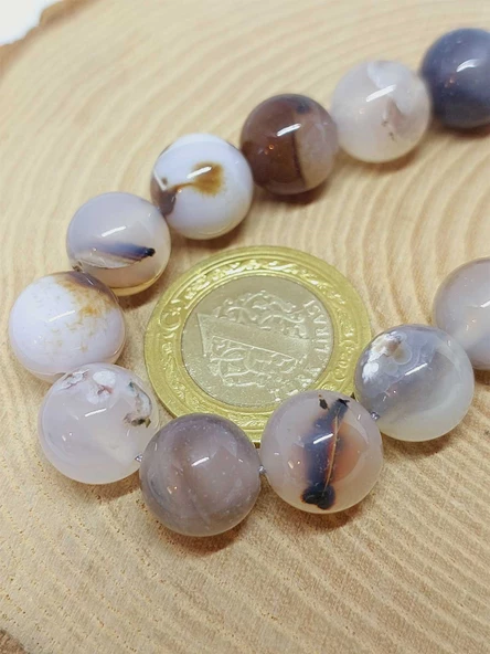 Akik Taşı 17lik Efe Tesbih 12mm (53384) - Resim 3