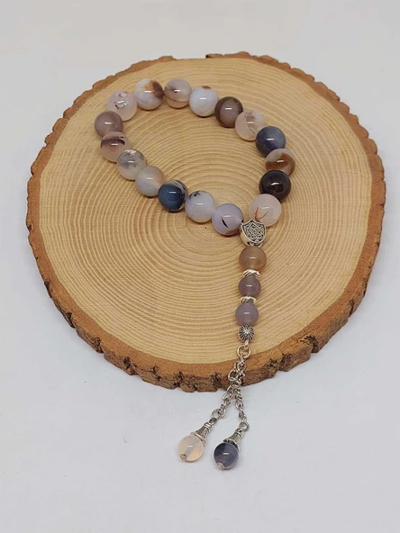 Akik Taşı 17lik Efe Tesbih 12mm (53384) - Resim 2