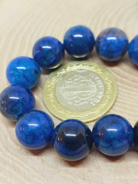 Akik Taşı 17lik Efe Tesbih 12mm (53380) - Resim 3