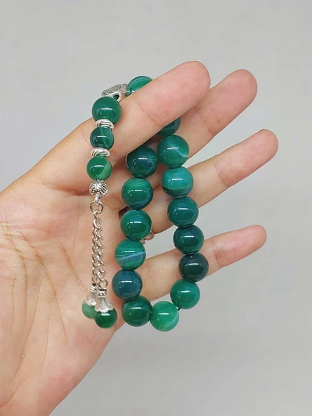 Akik Taşı 17lik Efe Tesbih 12mm (53376) ürün görseli