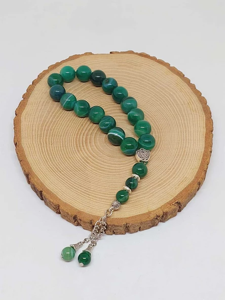 Akik Taşı 17lik Efe Tesbih 12mm (53376) - Resim 2