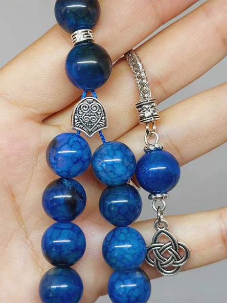 Akik Taşı 17lik Efe Tesbih 12mm (53380) - Resim 4