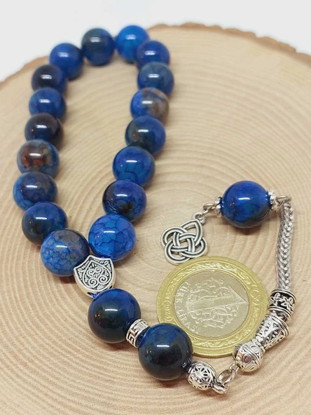 Akik Taşı 17lik Efe Tesbih 12mm (53380) - Resim 5