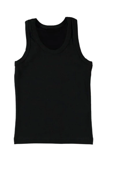 Namaldı Erkek Çocuk Ribana Renk'li Askılı  Atlet 6 Adet -307  Beyaz 4-6 Yaş - Resim 4