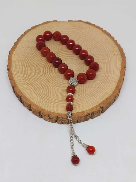 Akik Taşı 17lik Efe Tesbih 11mm (53374) - Resim 2