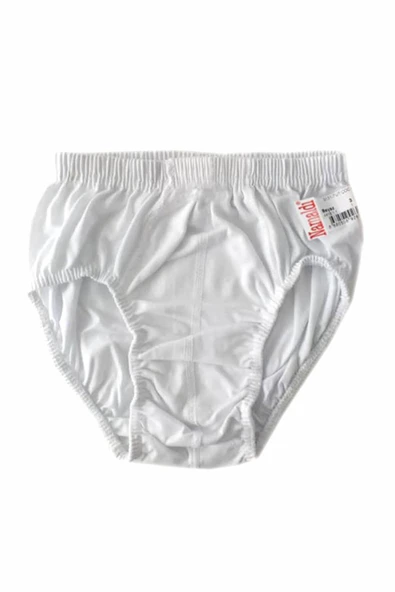 Namaldi Erkek Çocuk Ribana Külot 12'Li Adet - 309  Beyaz 4-6 Yaş - Resim 2