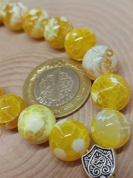 Akik Taşı 17lik Efe Tesbih 12mm (53362) - Resim 3