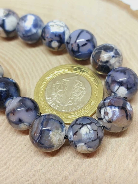 Akik Taşı 17lik Efe Tesbih 12mm (53368) - Resim 3