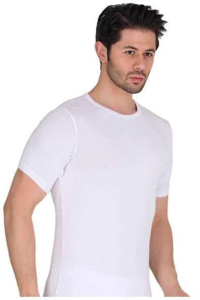 Berrak Erkek Modal 0 Yaka Likralı Atlet 1038 - 1 Adet  XL Siyah ürün görseli